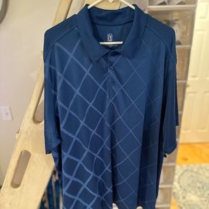 PGA Tour Men's Blue Polo Shirt